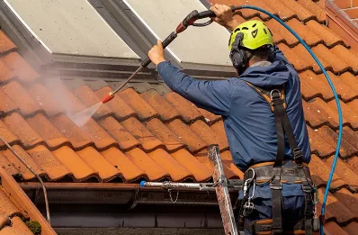 Démoussage et hydrofuge de toiture à Auffargis